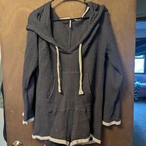 Free People Hoodie Romper